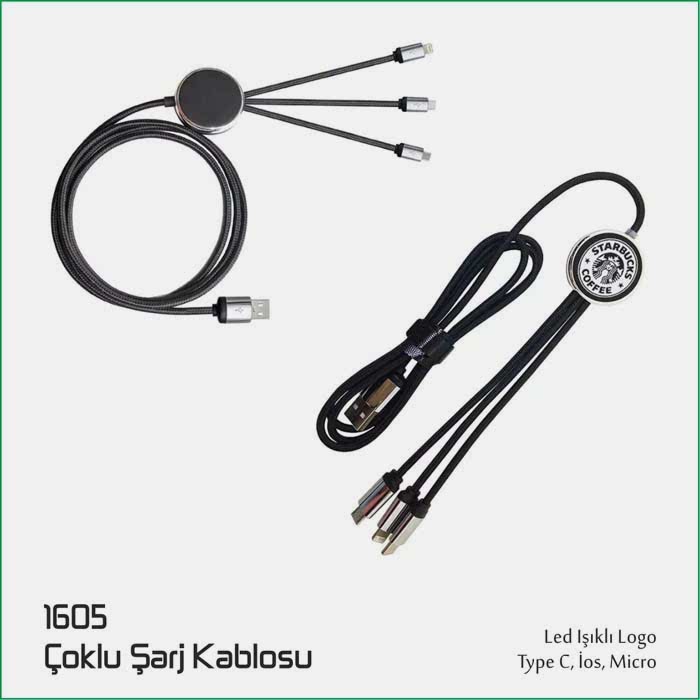 1605 Çoklu Şarj Kablosu