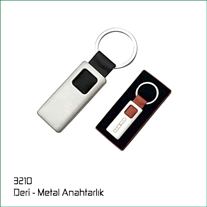 3210 Deri – Metal Anahtarlık