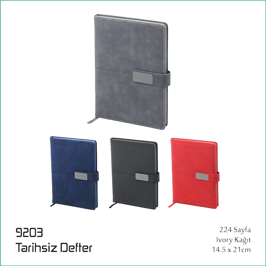 9203 Tarihsiz Defter