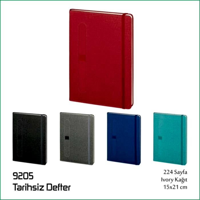 9205 Tarihsiz Defter
