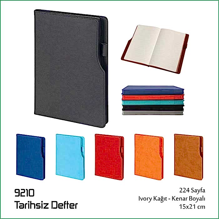 9210 Tarihsiz Defter