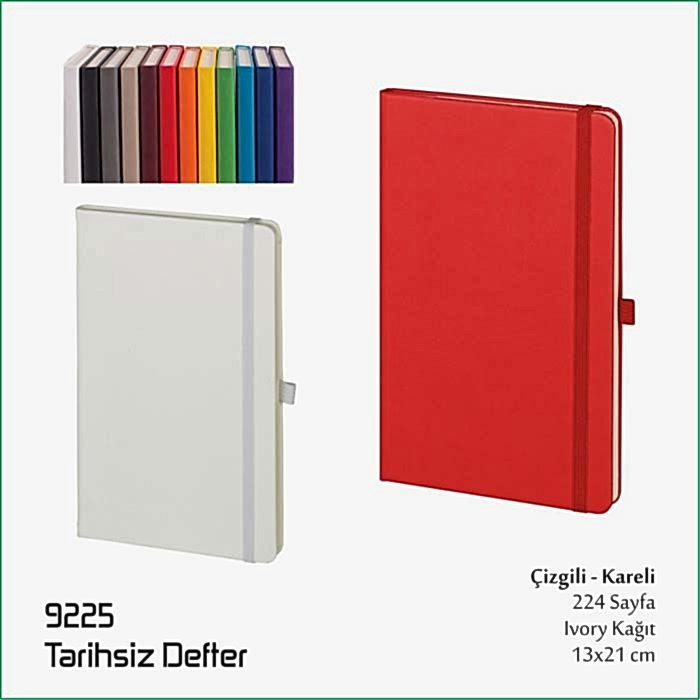 9225 Tarihsiz Defter